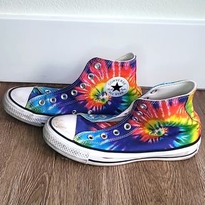 Tyedie Hightop Converse